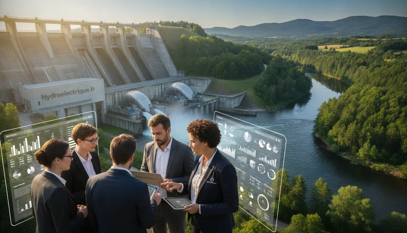 fonctionnement d'une centrale hydroélectrique — illustration 3