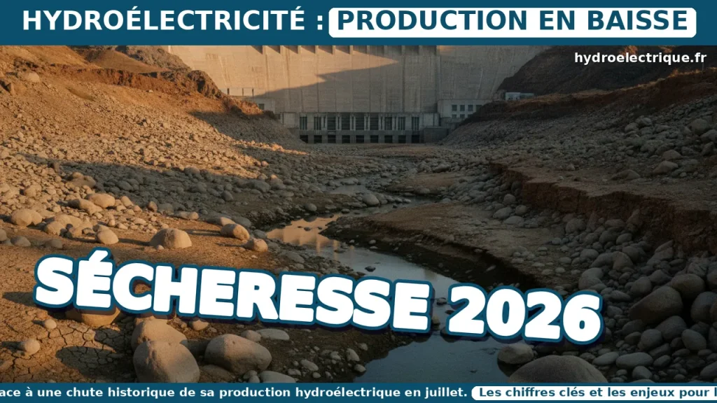 baisse production hydroélectrique