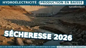 baisse production hydroélectrique
