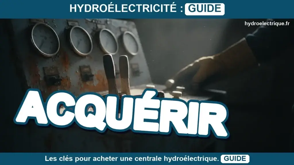 Comment acheter une centrale hydroélectrique ou un moulin équipé ?
