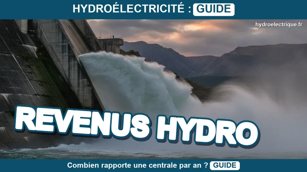 Combien rapporte une centrale hydroélectrique par an ?