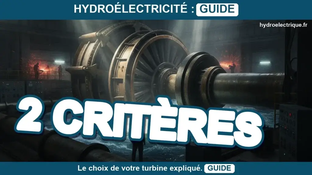 Comment choisir entre turbine Pelton, Francis et Kaplan ?
