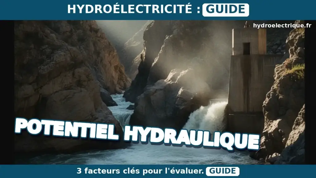 Comment évaluer le potentiel hydraulique d'un cours d'eau ?
