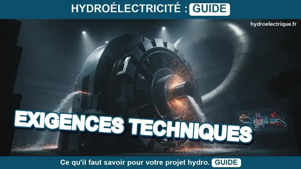 Quelles exigences techniques pour turbine, prise d'eau et conduite forcée ?