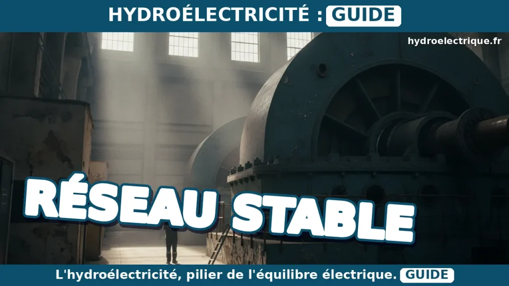 Comment l'hydroélectricité contribue-t-elle à la stabilité du réseau ?