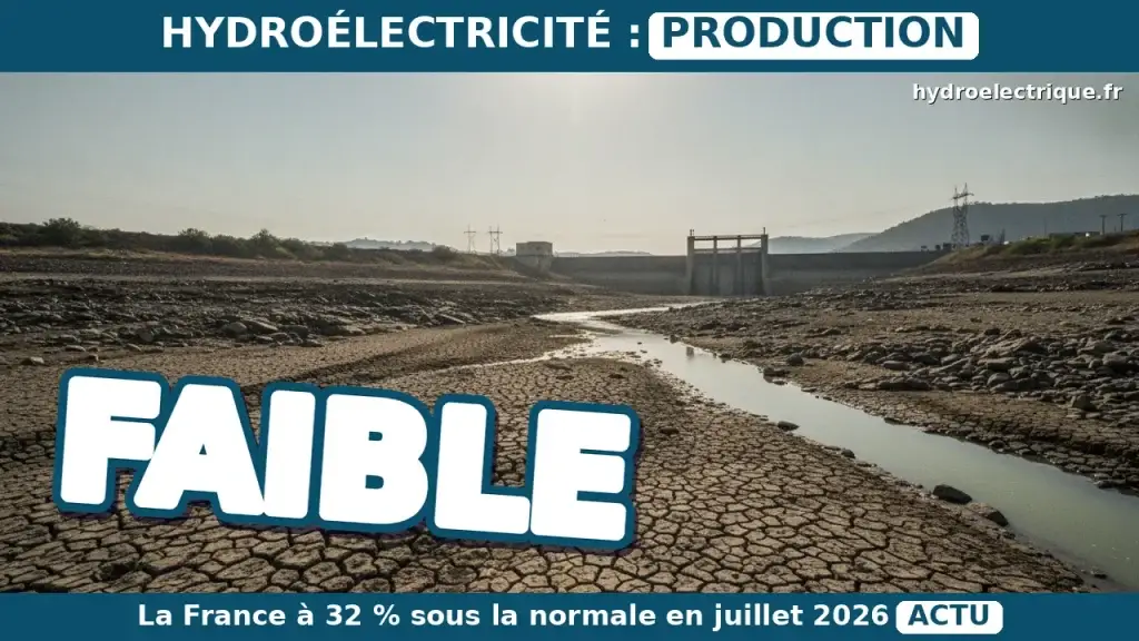 production hydroélectrique faible