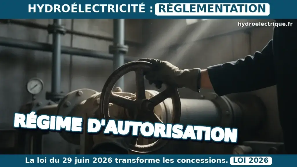 régime d'autorisation hydroélectrique