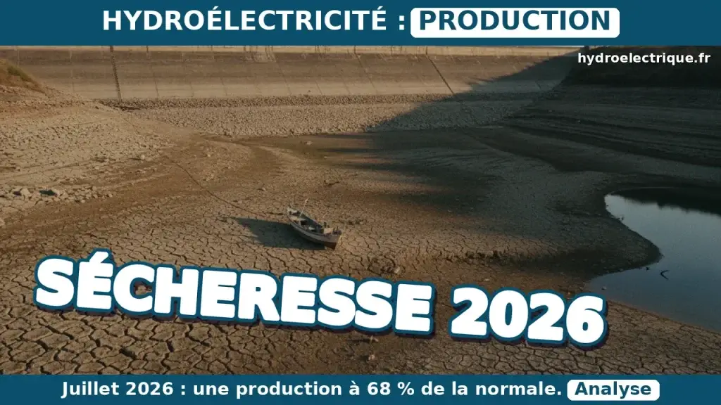 baisse production hydroélectrique