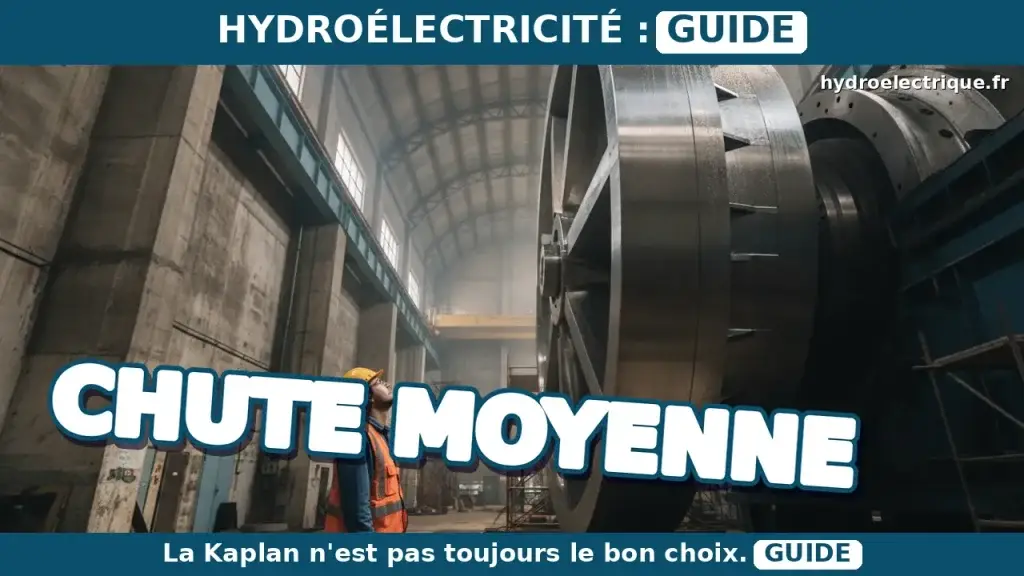 Quels sont les avantages d'une turbine Kaplan pour une chute moyenne ?