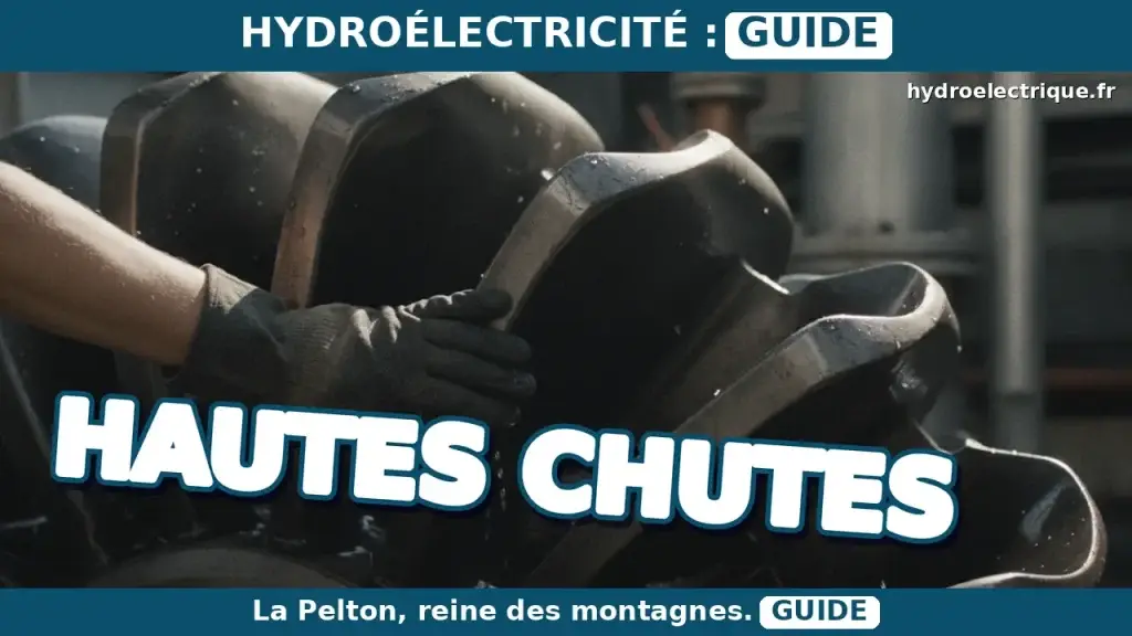 Quels sont les avantages d'une turbine Pelton pour les hautes chutes ?