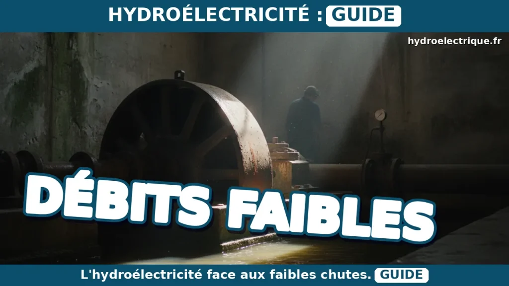 Quels sont les défis techniques des très faibles chutes d'eau ?