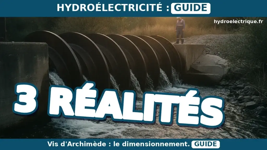 Comment dimensionner une vis d'Archimède pour un petit cours d'eau ?