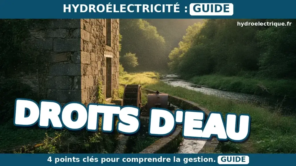 Comment sont gérés les droits d'eau historiques en France ?