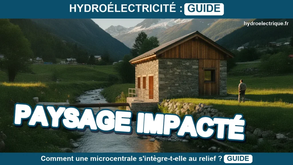 Quels sont les impacts visuels d’une microcentrale sur le paysage ?