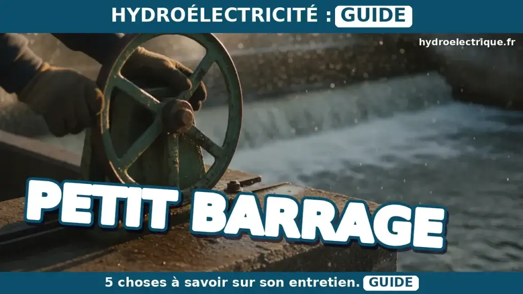Quelles sont les obligations d'entretien d'un barrage de petite taille ?