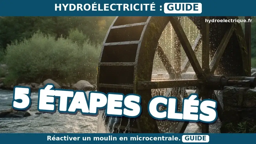 Quelles sont les étapes clés pour réactiver un ancien moulin en microcentrale ?