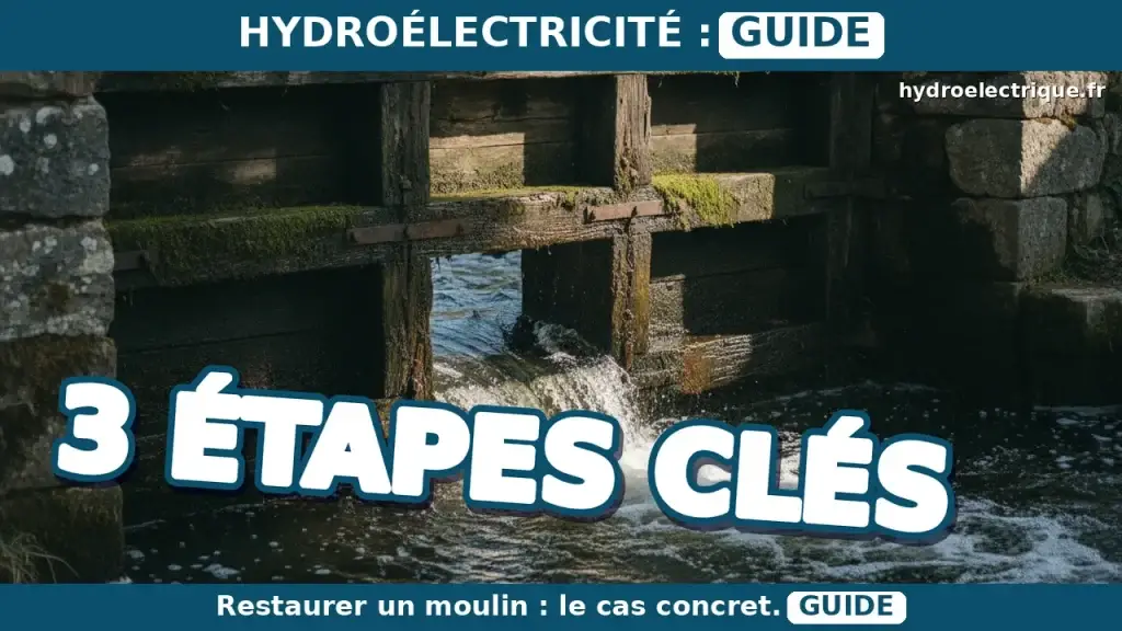 Comment restaurer le système hydraulique d'un moulin ?