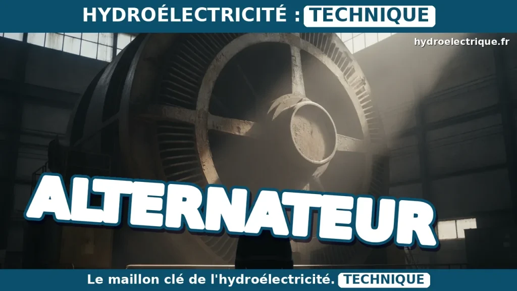 Quel est le rôle de l'alternateur dans une centrale hydroélectrique ?