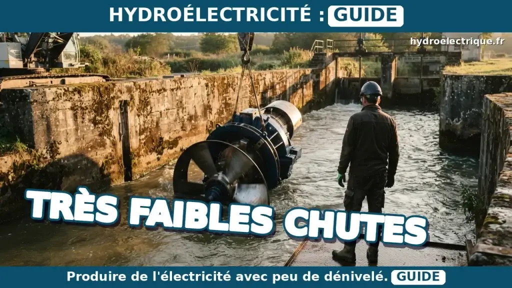 Quelles sont les technologies émergentes pour les très faibles chutes ?