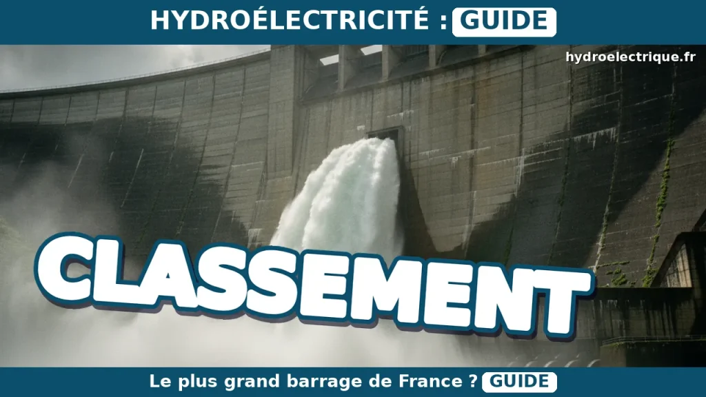 Quel est le plus grand barrage de France ? Le classement