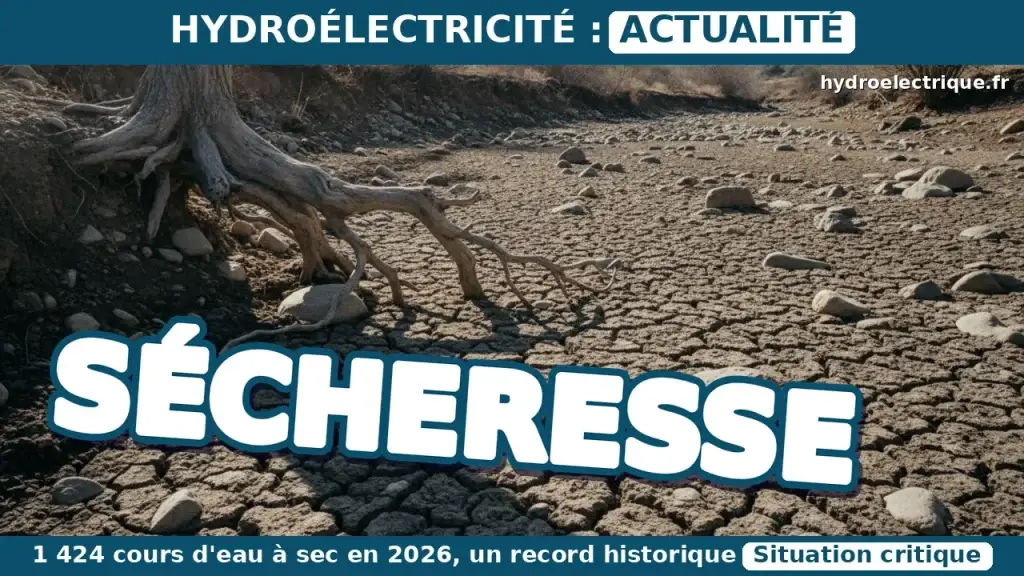 impact sécheresse hydroélectrique