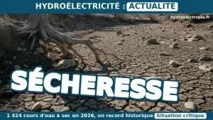 impact sécheresse hydroélectrique