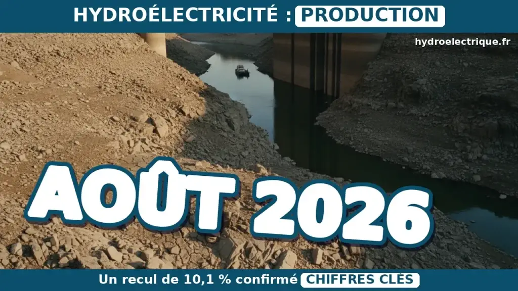 production hydroélectrique août